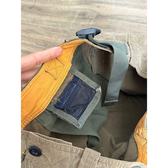 Abercrombie Fitch Pants Men M Green VTG 90s Y2K Paratrooper Baggy Cargo Wide Leg - Picture 9 of 14